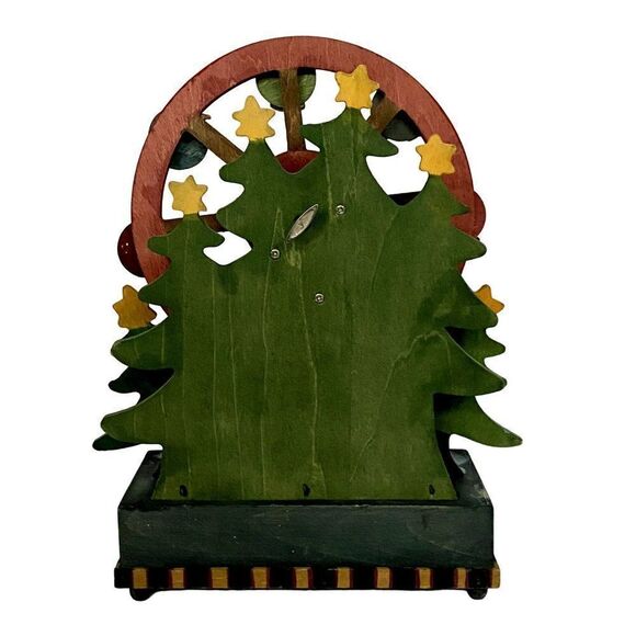Santa Christmas Ferris Wheel Music Box Working Jingle Bells Holiday Decoration - Picture 5 of 7